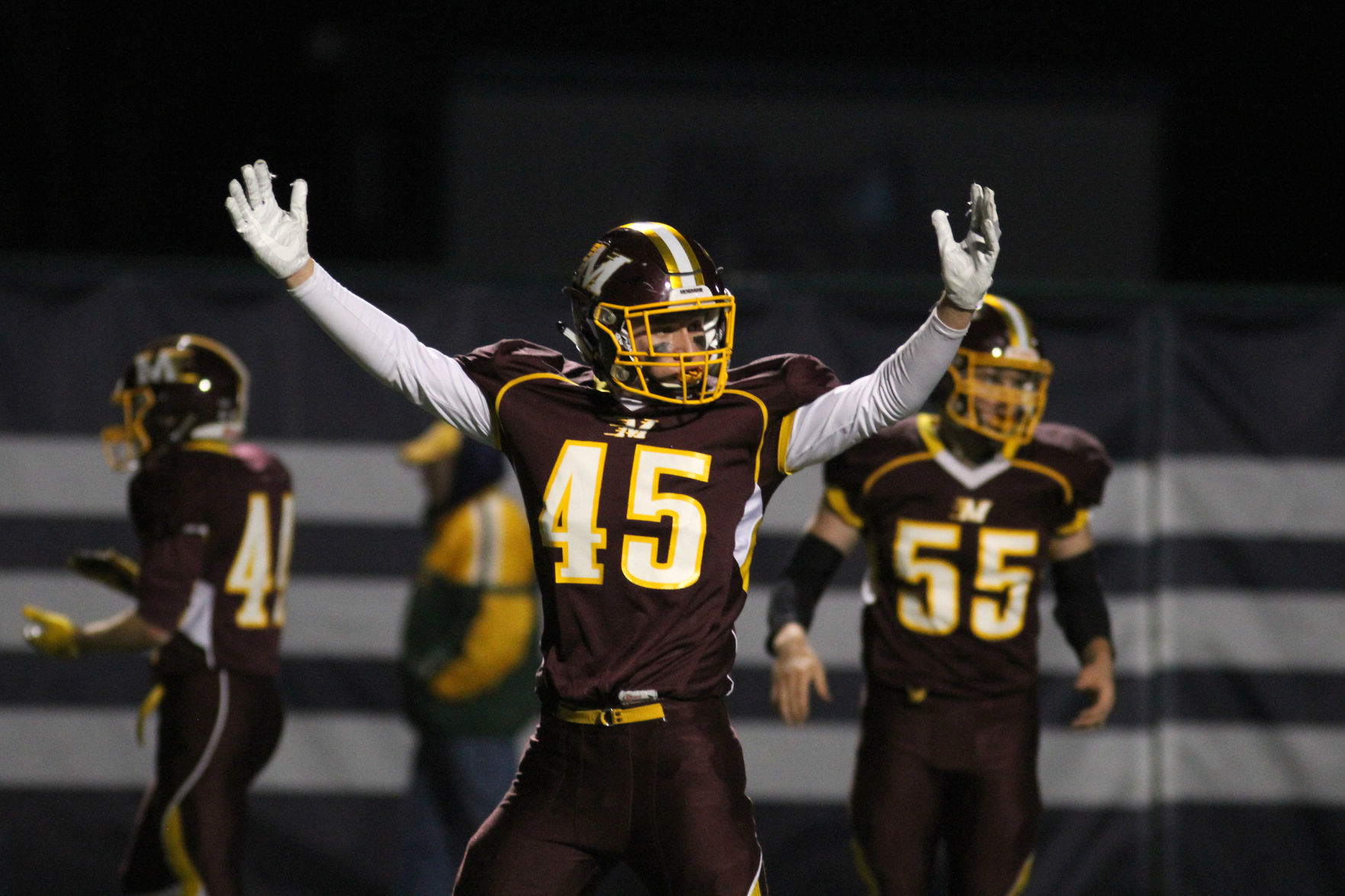 Lakeland at Menomonie football 10-25-19